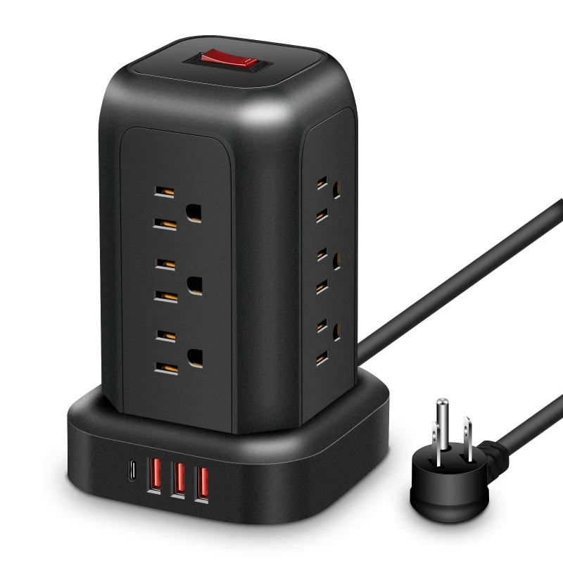 XII decursibus Extensio Funiculi US Power Stripe
