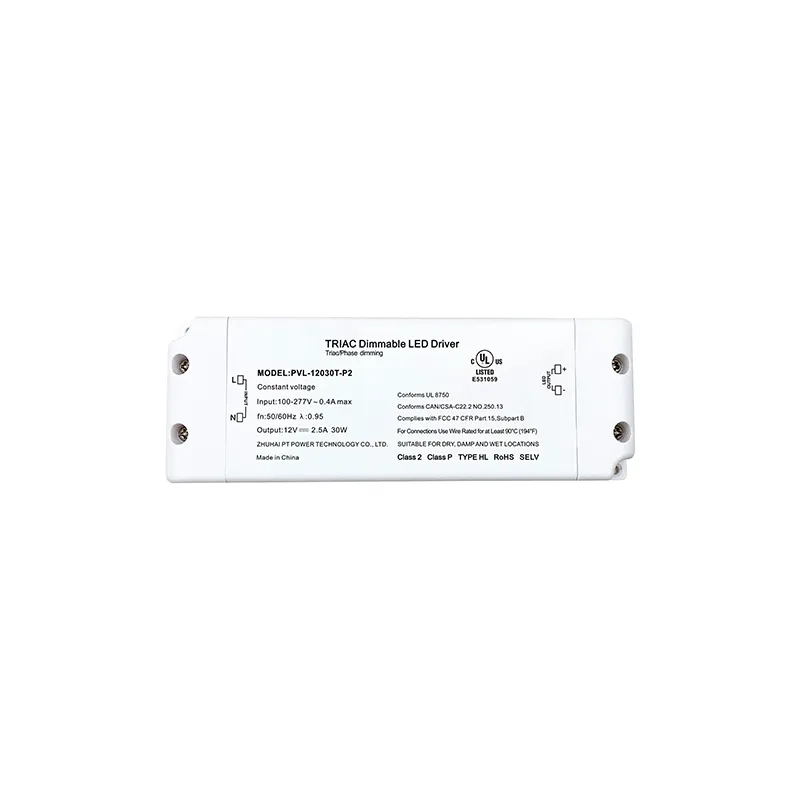 12V 2.5A 30W Constant Voltage Triac Dimming Led Driver