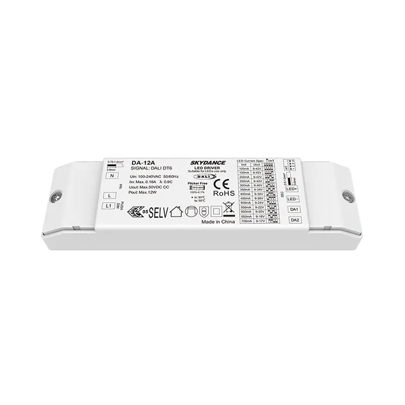 12W Constans Current DALI Dimmable DUXERIT Driver