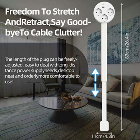 Starwell's Retractable Power Strip: Flexibility and Commodity for Your Home