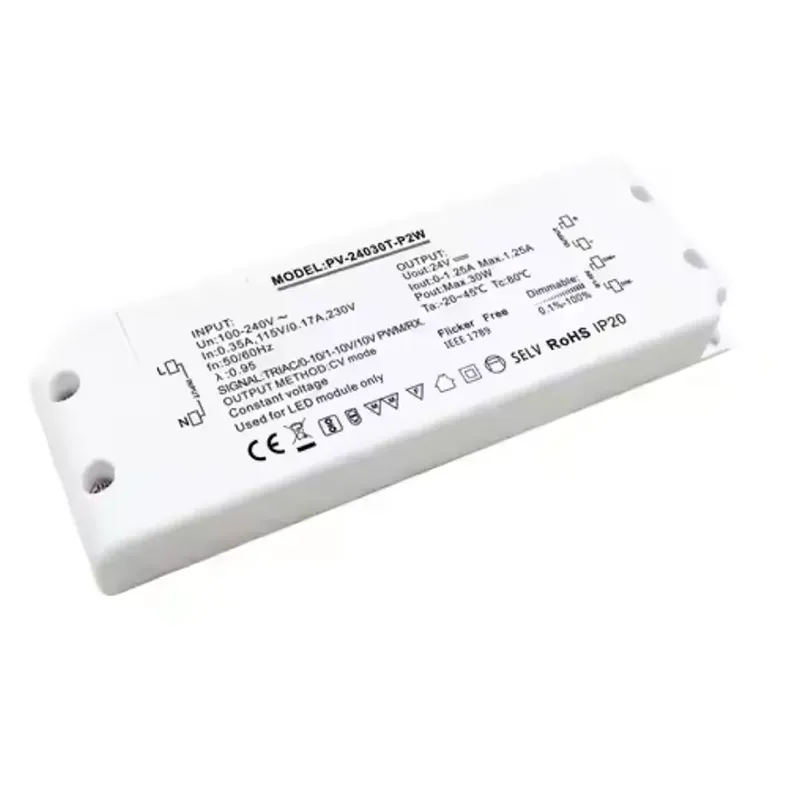 Cur 30W Constant Voltage Triac Dimming LED Driver the Optimal Choice for Modern Lighting Solutions