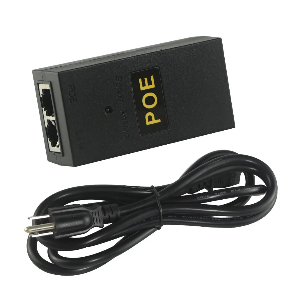 48V 0.5A Desktop POE Injector Adapter