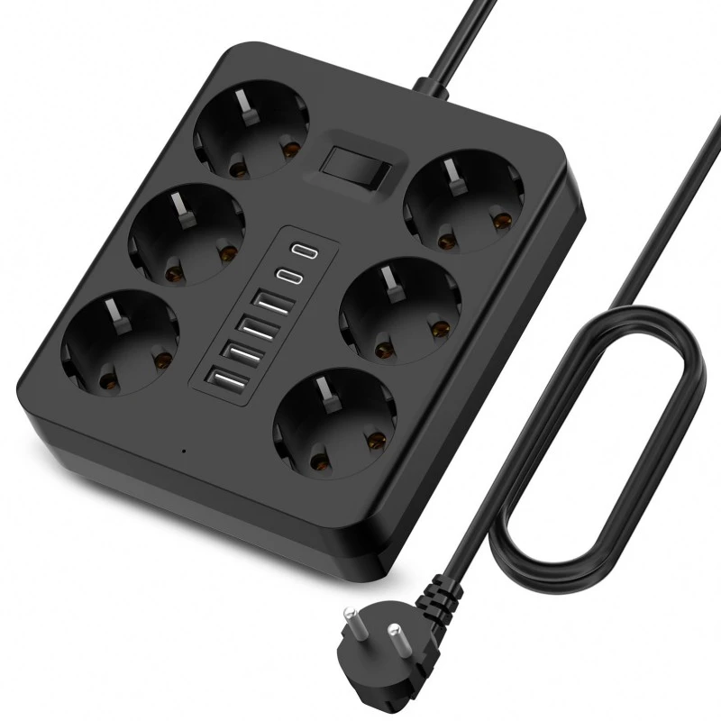 VI decursibus EU Plug Power Strip
