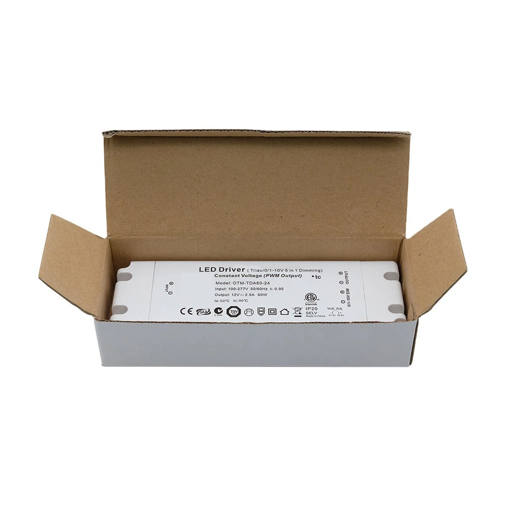 60W Constant Voltage Ultra Thin Triac Dimmable DUXERIT Driver