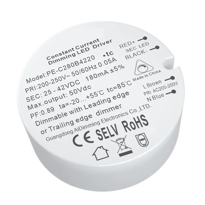 8.4W Constans Current Triac Dimmable DUXERIT Driver