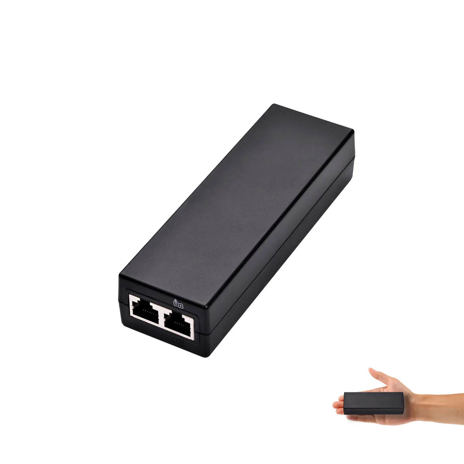 802.3afat 48V 30W 1000Mbps Gigabit Ethernet PoE Injector