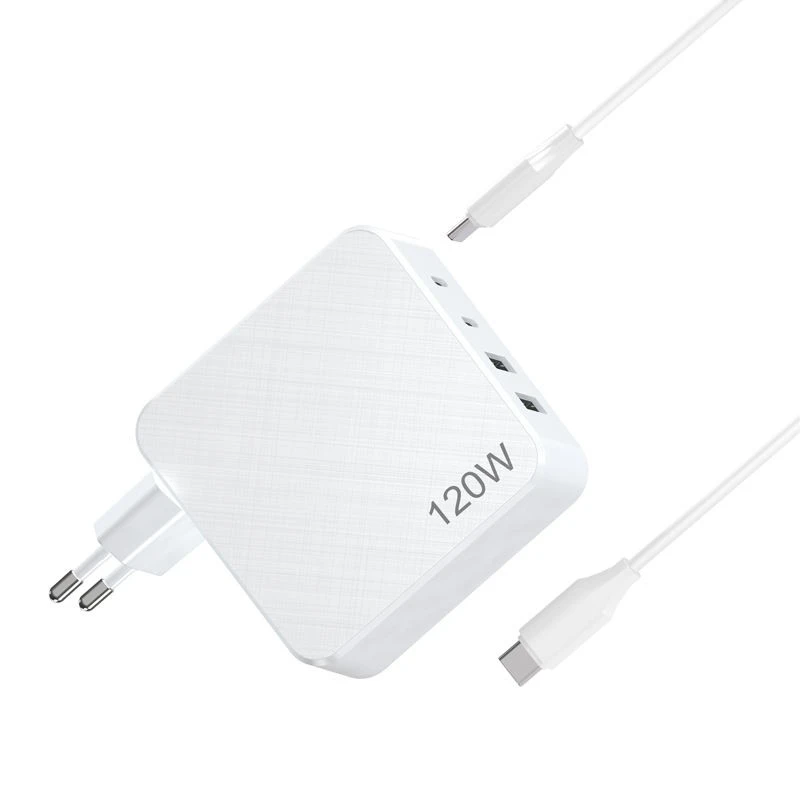 Multi Portus Laptop Murus Patina 120W GaN USB C Charger
